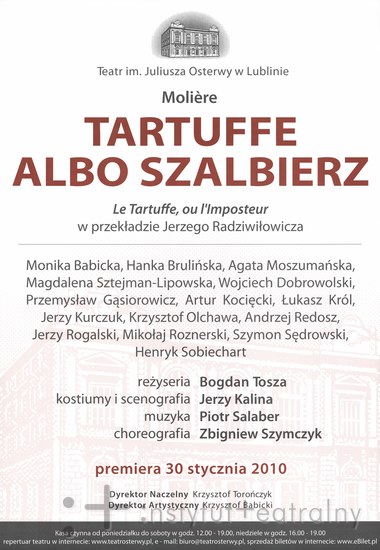 Tartuffe albo Szalbierz